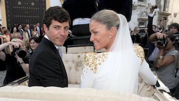 JEREZ DE LA FRONTERA, SPAIN - JUNE 23: Mercedes Bohorquez Domecq and Bruno Oliver Bulto get married on June 23, 2012 in Jerez de la Frontera, Spain. (Photo by Europa Press/Europa Press via Getty Images)