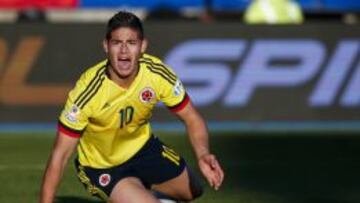 James Rodr&iacute;guez, lesionado en la fecha FIFA de septiembre