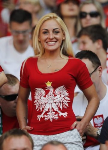 The beautiful game spills into the stands of the Euro 2016 venues