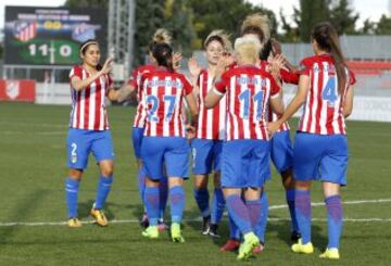 The result keeps Atlético top of the Liga Iberdrola table on 57 points.