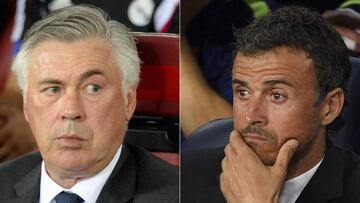 Ancelotti y Luis Enrique.