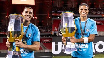 Miguel Monsalve y José Enamorado, figuras de Gremio en el Campeonato Gaúcho