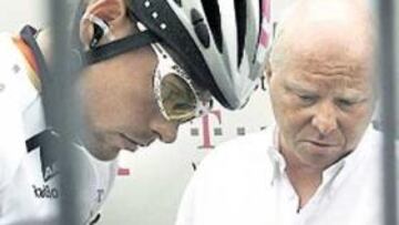 <b>DISCÍPULO Y MENTOR. </b>Jan Ulrich y Rudy Pevenage ya están fuera del T-Mobile y de Francia.