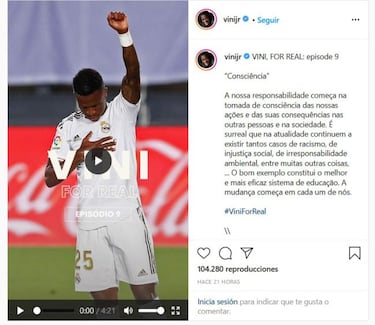 El Vinicius ms comprometido