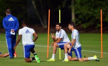 El Chelsea de Falcao y Cuadrado se prepara para la final de la Community Shield