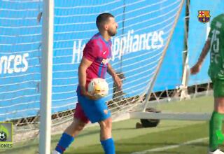 El esperado primer gol del 'Kun' Agüero con el Barça