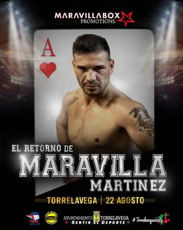 Maravilla Mart¨ªnez regresa el 22 de agosto en Torrelavega