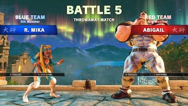 Así son los nuevos combates por equipos de Street Fighter V