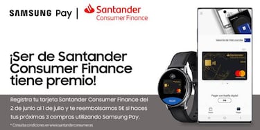 Santander Consumer Finance ya es compatible con Samsung Pay