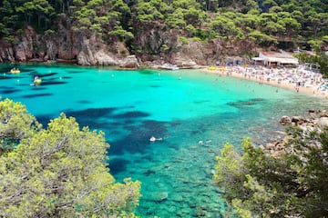 Cala Aiguablava, en Girona