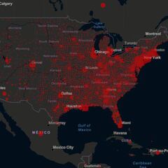Mapa de casos y muertes por estado de coronavirus en USA; 15 de abril