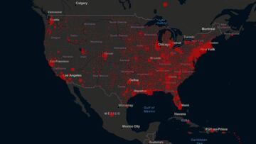 La curva de la pandemia en Estados Unidos empieza a estabilizarse, pero la cantidad de infectados por d&iacute;a sigue siendo muy alta. En las &uacute;ltimas 24 hrs se registraron 24 mil nuevos.