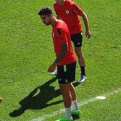 Lezama: Unai Núñez se entrena a la espera de cerrar los flecos con el Celta