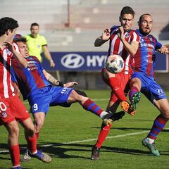 Jaime empaña el gran estreno de Giuliano y hunde al Atlético B