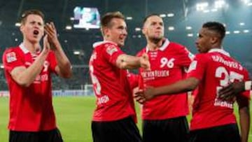 El Hannover gana al Gladbach, que se complica estar en Europa