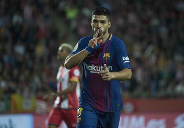 Girona 0-3 Barcelona | Dos autogoles del equipo de Machín (Aday e Iraizoz) ayudaron al Barça. Suárez cerró el triunfo.