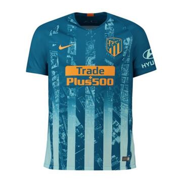 Tercera equipación del Atlético de Madrid para la temporada 2018/19.