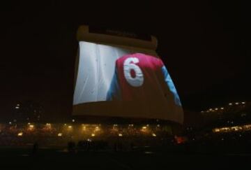 West Ham celebrations after the last game at the Boleyn Ground