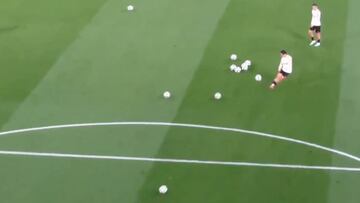 El Valencia tiene una bomba: el calentamiento ins¨®lito de Kangin Lee frente al Chelsea