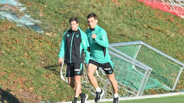 Galarreta, con el grupo