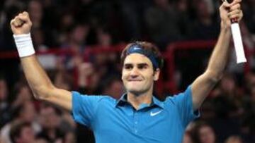 Roger Federer, campeón de Bercy por primera vez