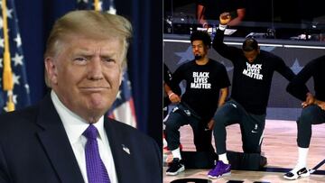 La guerra abierta de Donald Trump vs. NBA y NFL