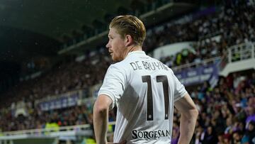 Soccer Football - Serie A - Fiorentina v Napoli - Stadio Artemio Franchi, Florence, Italy - September 13, 2025 Napoli's Kevin De Bruyne during the match REUTERS/Matteo Ciambelli