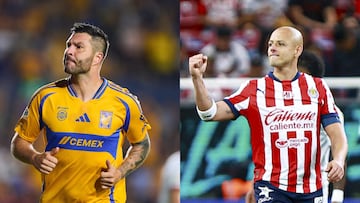 Chicharito y Gignac, goleadores en UCL, Libertadores y Concachampions