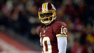 Robert Griffin III con los Redskins.