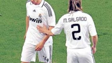 Guti se fue muy enfadado al vestuario.