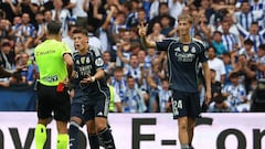 Los árbitros consideran que no era roja a Huijsen pero que el VAR acertó