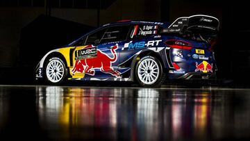 La decoraci&oacute;n del Ford Fiesta WRC 2017 de Sebastien Ogier.