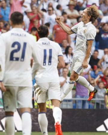 El 5-0 lo marc¨® Luka Modric.