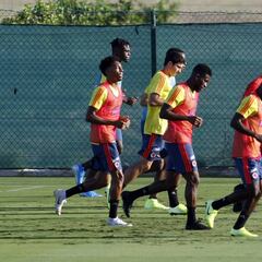 El primer entrenamiento de la Selección Colombia en fotos