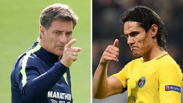 Michel llamó a Cavani para fichar por el Real Madrid