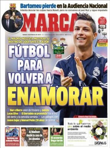 Portadas de la prensa deportiva