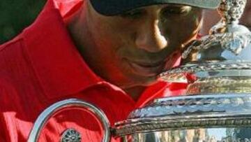 <b>PGA CHAMPIONSHIP. </b>Tiger Woods con su segundo gran trofeo del año, después de ganar el British.