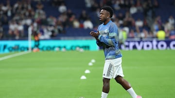 Real Madrid fans reveal tifo in support of Vinicius Junior ahead of Champions league clash