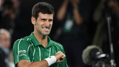 Djokovic, durante el Open de Australia.