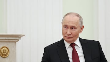 Russian President Vladimir Putin attends a meeting with Hungarian Prime Minister Viktor Orban in Moscow, Russia, November 28, 2025. Sputnik/Alexander Kazakov/Pool via REUTERS ATTENTION EDITORS - THIS IMAGE WAS PROVIDED BY A THIRD PARTY.