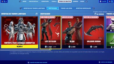 Fortnite: skin Blade ya disponible; precio y contenidos