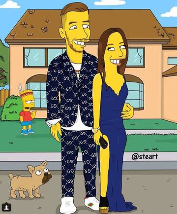 Football stars take over The Simpsons