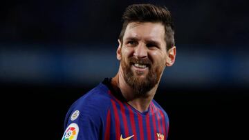 Messi est¨¢ jugando con molestias en la pierna: es fatiga muscular