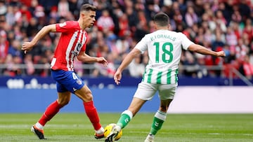 Gabriel Paulista, durante el partido contra el Betis.