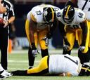 Los Steelers ganan a los Rams pero lloran a Roethlisberger