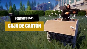 fortnite caja de carton metal gear solid snake