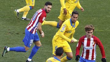 Antoine Griezmann y Yannick Ferreira Carrasco.