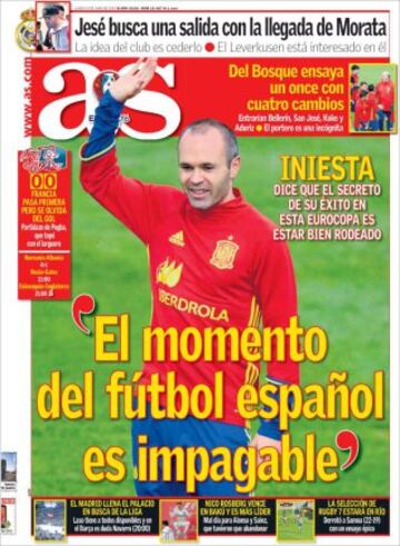 Portadas de la prensa mundial