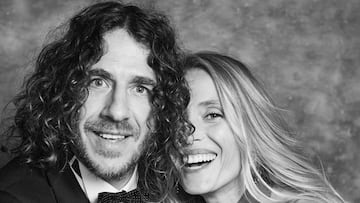 Carles Puyol y Vanessa Lorenzo