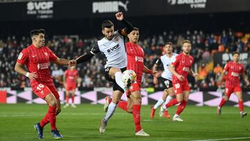 Valencia 1 - Sevilla 1: resumen, goles y resultado del partido